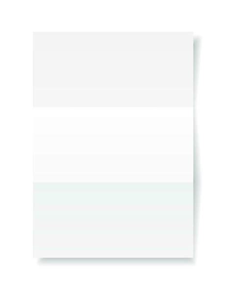 Blank A4 Sheet Of White Paper With Shadow Template For Your Design