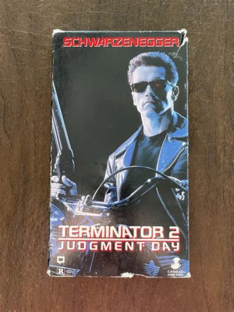 TERMINATOR 2 JUDGMENT Day VHS 1991 1998 Arnold Schwarzenegger EUR 5 53