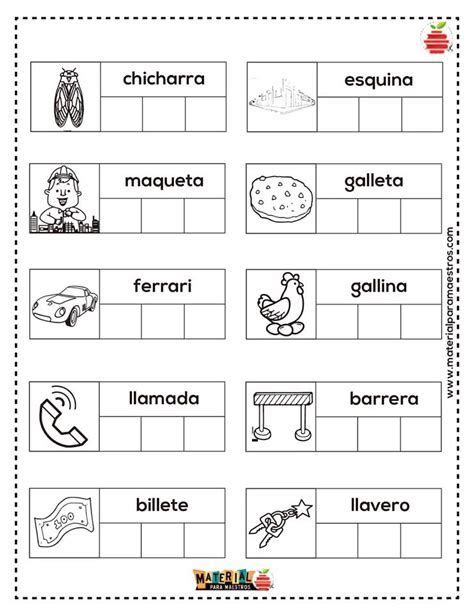 Ejercicios Para Separar S Labas Material Para Tipos De Texto 187800