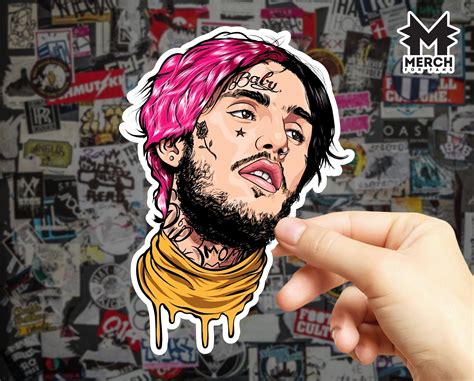 Lil Peep Sticker Lil Peep Decal Premium Quality Inspired Etsy