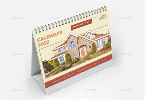 Desk Calendar 2023 Real Estate Print Templates Graphicriver