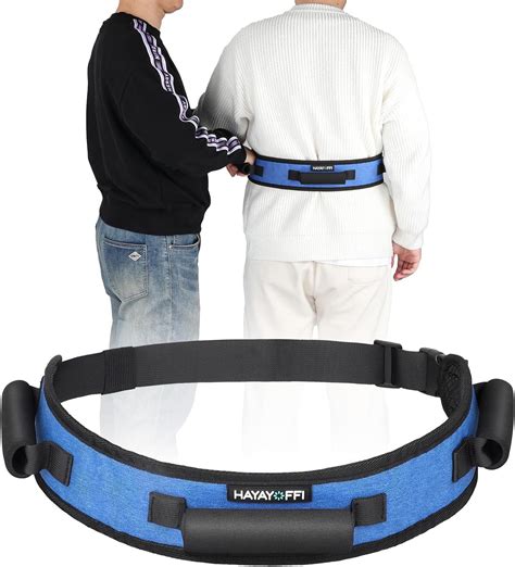 HayaYoffi Gait Belt With Handles For Seniors Transfer Gait Belts For