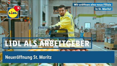 Neueröffnung St Moritz Lidl Schweiz YouTube