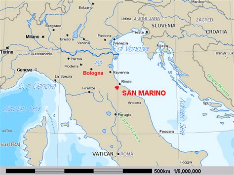 Mapsanmarino Republic Of San Marino San Marino San