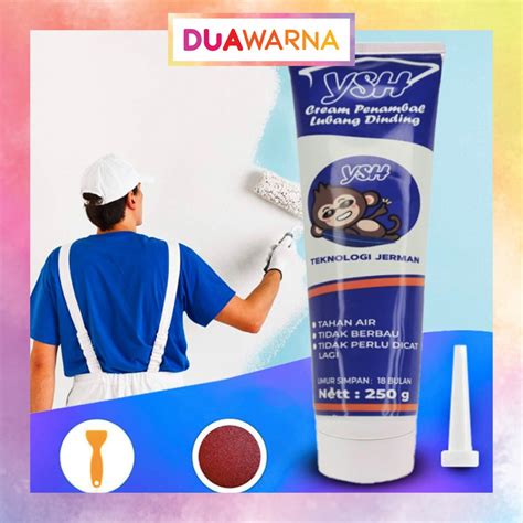 Jual DuaWarna Magic Wall Repair Pasta Dempul Cream Penambal Tembok