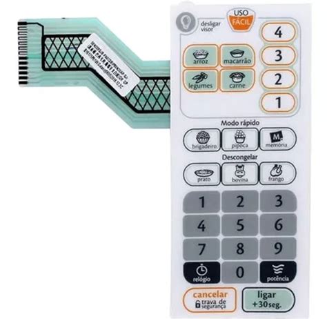 Membrana Teclado Microondas Consul Cmp Cmp Ab Facilite