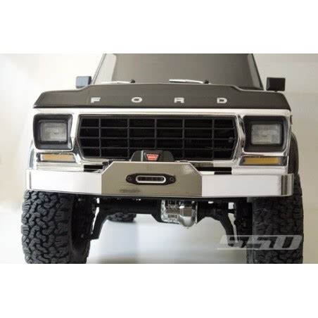 Pare Choc Avant Bronco Chrome Avec Emplacement Treuil TRX4 SSD