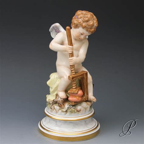 Figur Meissen 1 Wahl Knaufzeit Um 1900 Jhd Putto L Serie Porzellan