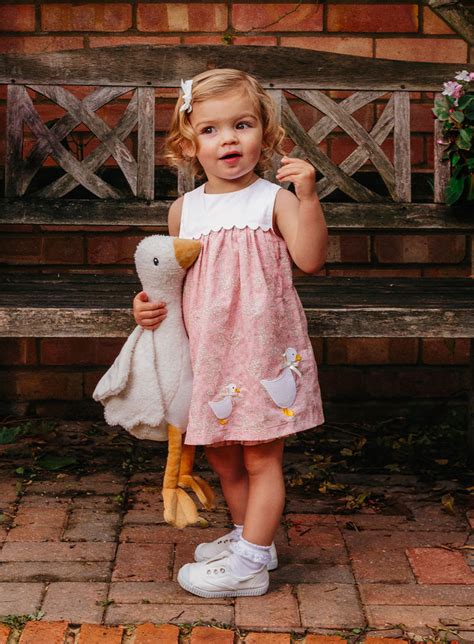 Lily Rose Baby Floral Capel Duck Dress Trotters London