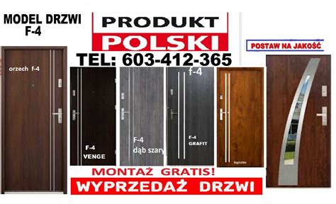 Drzwi POLSKIE wejściowe ZEWNĘTRZNE wewnętrzne z montażem Mielec OLX pl