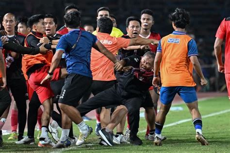 Afc Jatuhi Sanksi 3 Pemain Timnas Indonesia Imbas Kericuhan Final Sea