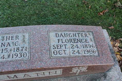 Florence Catherine Kohlmann Find A Grave Memorial