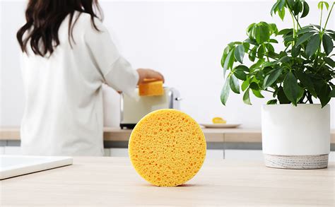 Esponjas De Cocina Naturales Paquete De Esponjas Gruesas Extra