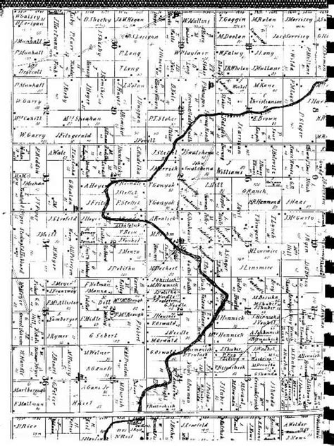 Manitowoc County Wisconsin Genealogy 1878 Plat Map Franklin