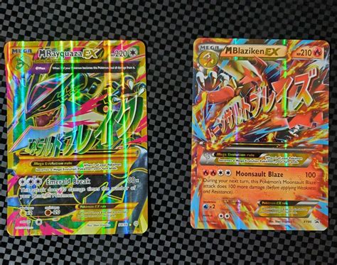 Mavin Mega M Rayquaza Ex Full Art Holo Pokemon Card Xy Ancient Orgins