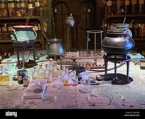 Potions Class - Harry Potter WB Studio Tour Stock Photo - Alamy