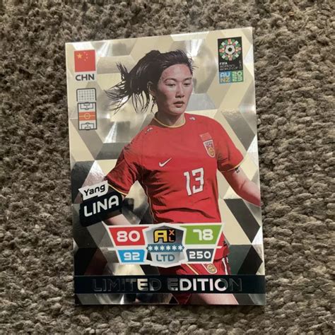 Panini Fifa Womens World Cup 2023 Yang Lina Limited Edition Mint Eur 4