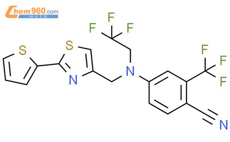 916808 89 4 Benzonitrile 4 2 2 Thienyl 4 Thiazolyl Methyl 2 2 2