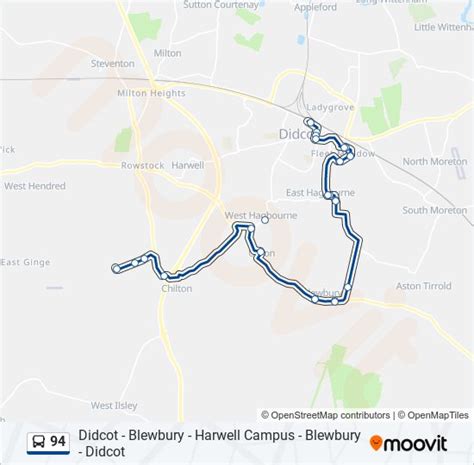 Route Schedules Stops Maps Didcot Updated