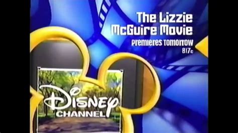 The Lizzie Mcguire Movie Disney Channel Promo 2005 Youtube