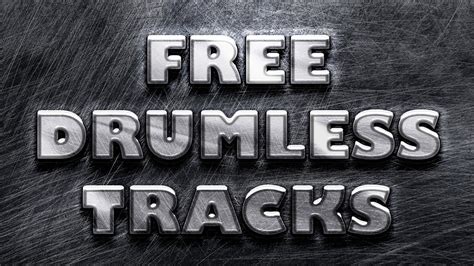 Free Drumless Tracks Youtube