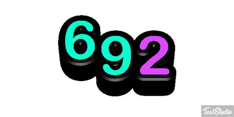 number animated gif logo designs