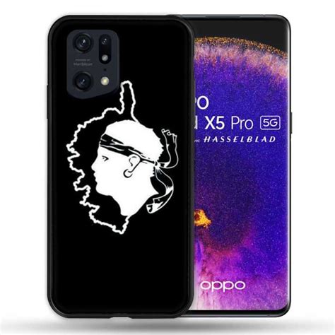 Coque Pour Oppo Find X5 Pro Corse Noir