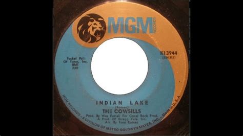 Cowsills Indian Lake 1968 Youtube