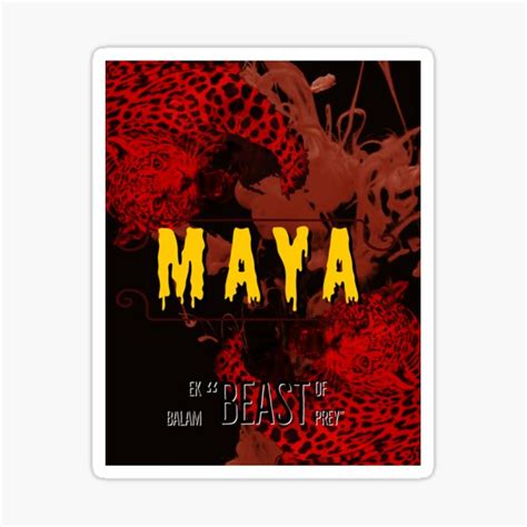 Maya Sticker For Sale By Mister Random Redbubble