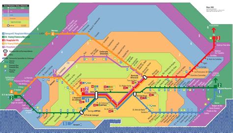 Renfe barcelona map - Barcelona renfe map (Catalonia Spain)