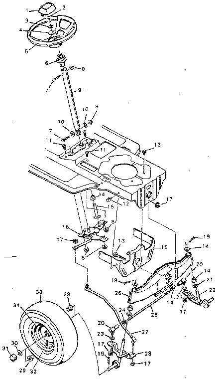 Craftsman Lt1000 Riding Mower Parts Diagram | Reviewmotors.co