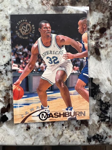 1994 95 TOPPS STADIUM CLUB CARD DALLAS MAVERICKS JAMAL MASHBURN 125 EBay