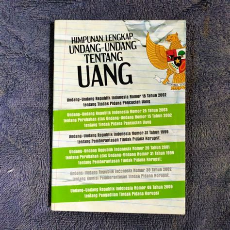 Jual Himpunan Lengkap Undang Undang Tentang Uang ORI Shopee Indonesia