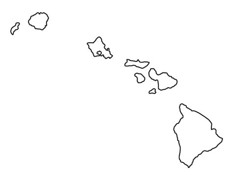 Printable Hawaii Map