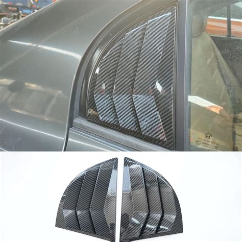 Amazon NEOLVZT New Racing Rear Quarter Window Louvers Scoops