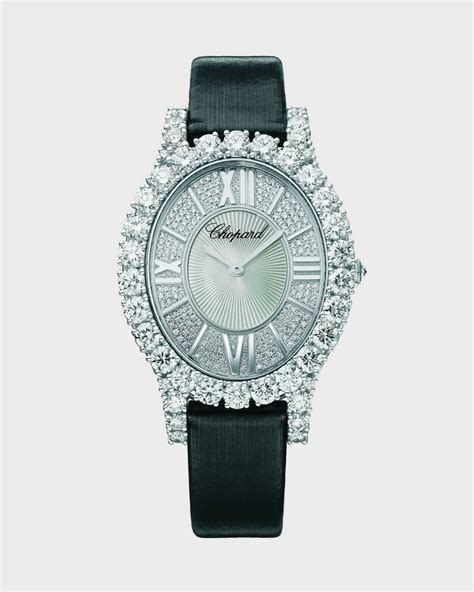 Chopard L Heure Du Diamant Mm K White Gold All Diamond Watch