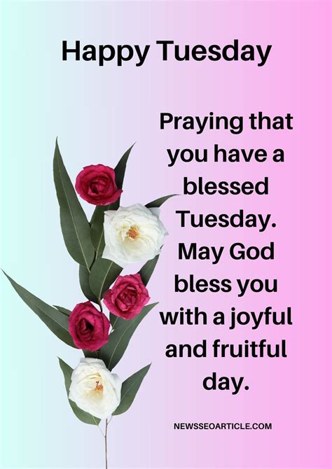 Best Tuesday Morning Blessings Images And Quotes News Seo Article