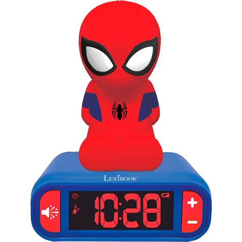 Despertador D Digital Spiderman Marvel Brinquedos E Artigos De