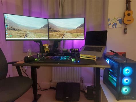 Sit stand desk setup : r/setups