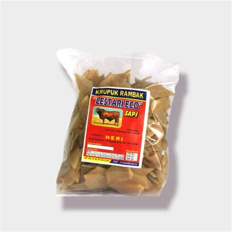 Jual Kerupuk Rambak Langsung Goreng Rambak Mentah Gram Shopee