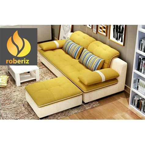 Jual SOFA MINIMALIS L SHAPE PUTUS CANTIK TERBARU Shopee Indonesia