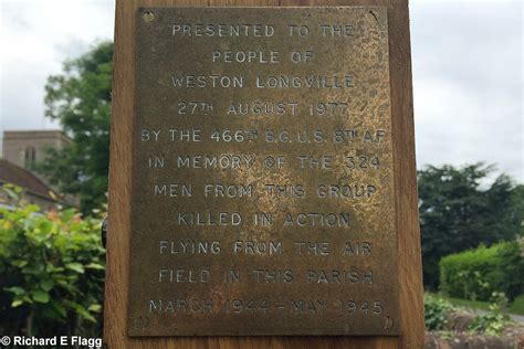 Weston Longville Village Sign UK Airfields