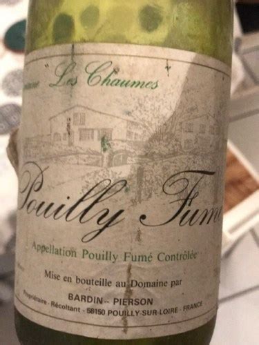 Jean Jacques Bardin Pouilly Fumé Vivino US