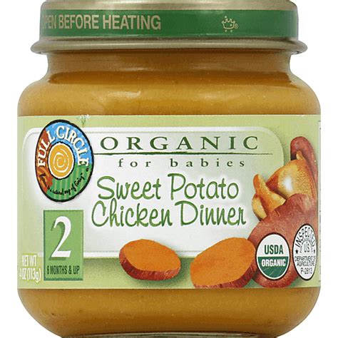 Full Circle Organic Sweet Potato Chicken Dinner Step2 6 Months Up