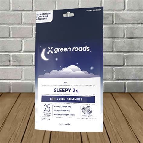 Green Roads CBD CBN Sleepy Zs Gummies 250mg Great CBD Shop