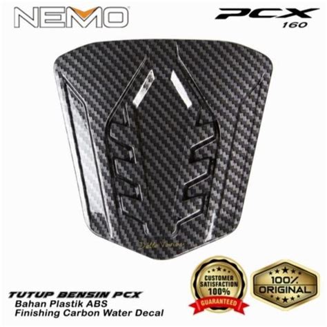 Jual Cover Tutup Tangki Bensin Honda PCX 160 Carbon NEMO Viral99