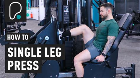 How To Do A Single Leg Press Youtube