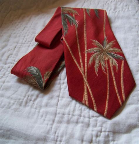 Vintage Tommy Bahama Necktie Silk Designer Tietropical Palm Trees