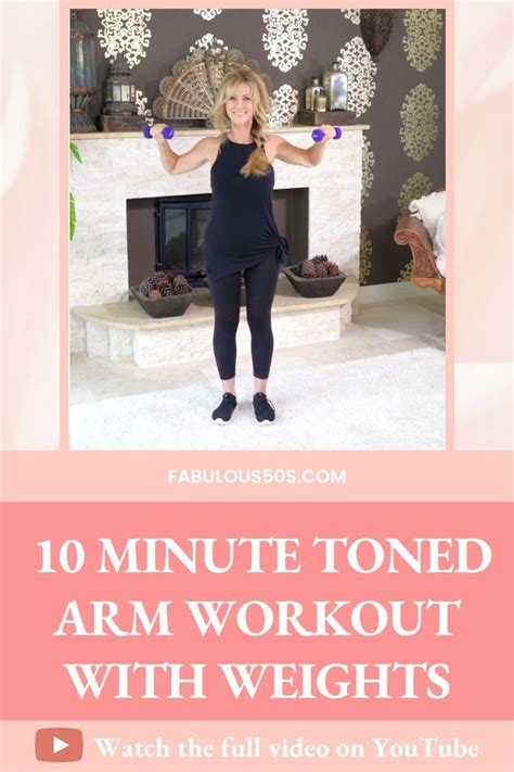 10 Minute Tone Your Arm Workout With Weights For Women Over 50 Artofit