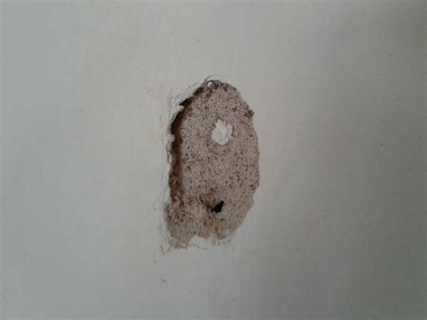 walls - Repair Small Holes In Brown Coat & Plaster - Home Improvement ...